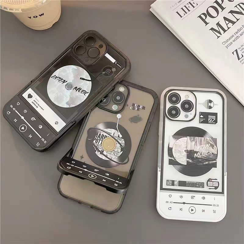 Soft Case Silikon Dengan Bracket Untuk IPhone 11 12 13 Pro Max X XR 7 8 Plus XS Max 6 6S SE 2020