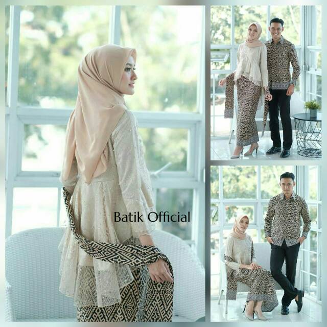 Maura Couple - Sania Ruffle Batik Couple Ori Ndoro Jowi DNT Garansi Termurah Shopee - CP Annabel Two