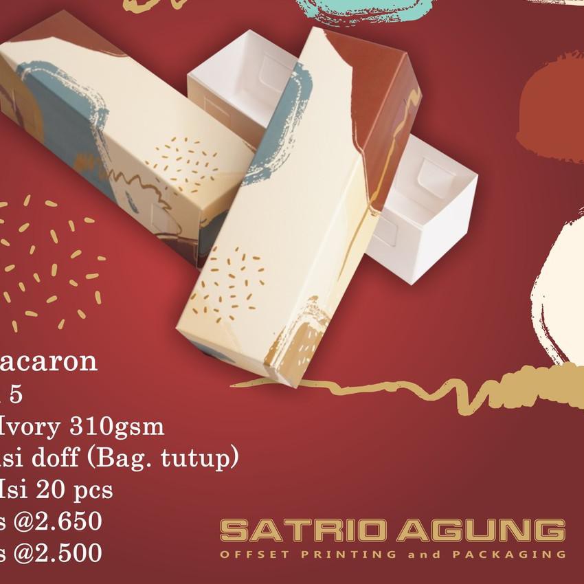 

BEST SELLER! Box Macaron/Dus Macaroon 17 x 5 x 5 TERBARU