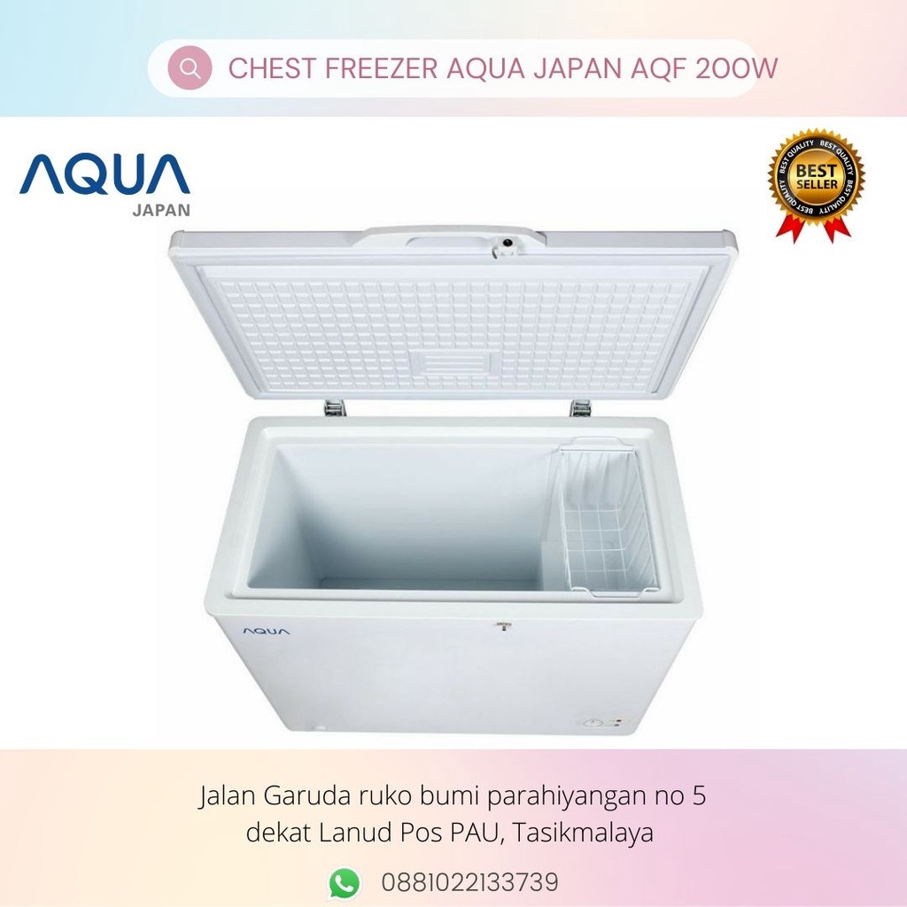 CHEST FREEZER AQUA JAPAN AQF 200W