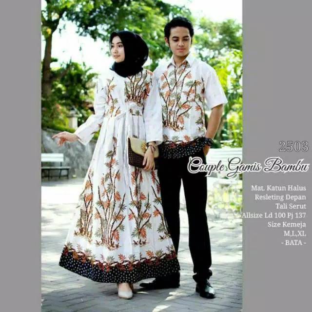 Gamis Couple Murah - Gamis Couple Mewah Tapi Kalem - Kirana Couple Ori Najwa Warna Pink HANNA