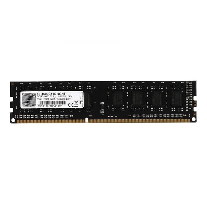 G-Skill RAM DDR3 4GB Gskill PC 12800 / 1600 4GBNT GARANSI LIFETIME