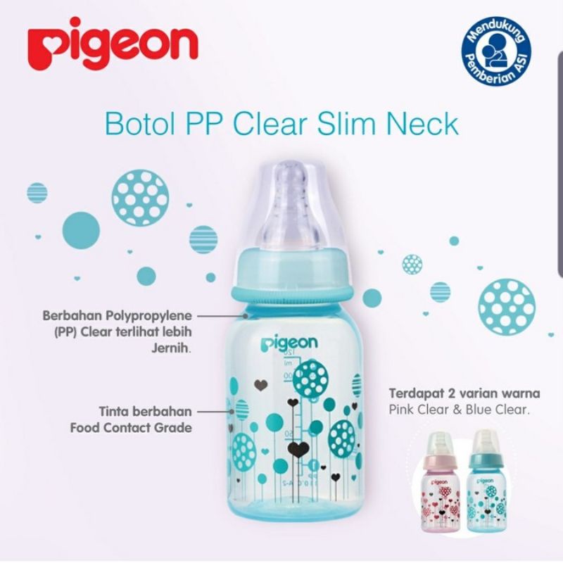 PIGEON Flexible Premium Clear Bottle PP 120ml 240ml