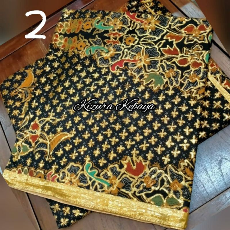 Kain Jarik Batik Prada Ibu Bapak Teruntum Truntum