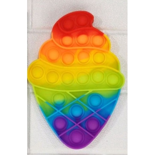 Pop it Rainbow viral /mainan ank-ICE CREAM