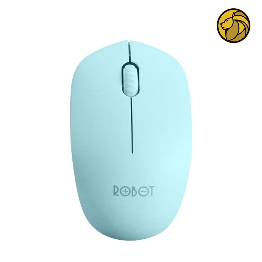 Robot Mouse Wireless M210S Silent Click - 2.4G Wireless Optical Mouse 1600 DPI