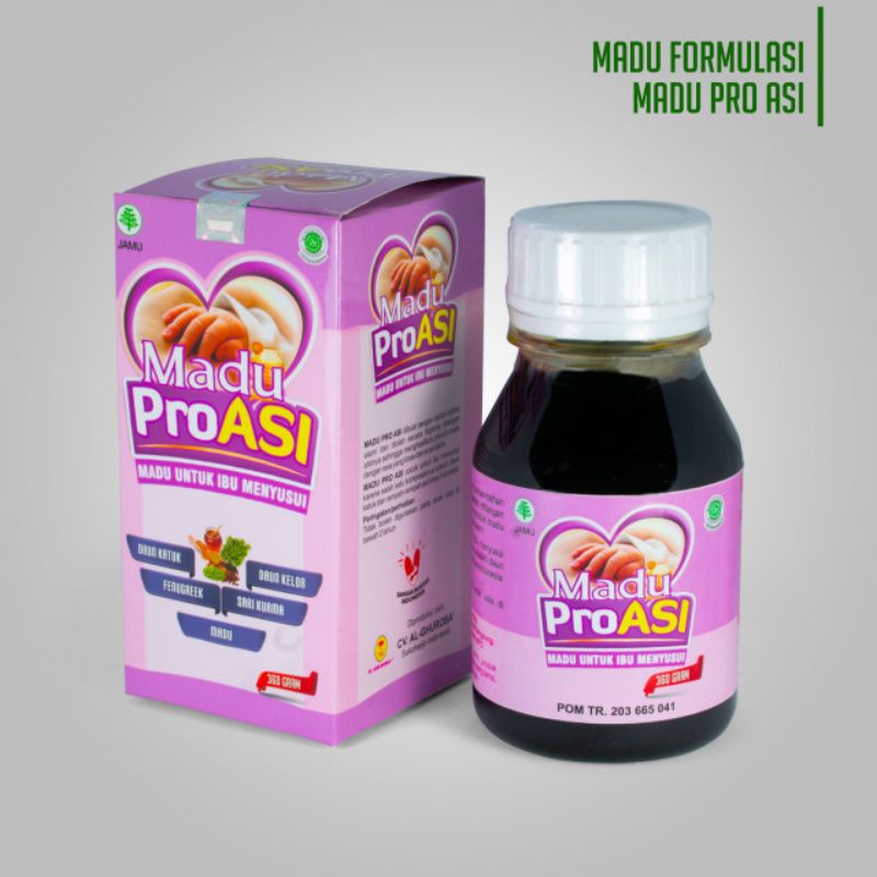 

Madu Pro Asi | Madu Ibu Menyusui | ASI Booster isi 360 gr Al-Ghuroba resmi BPOM