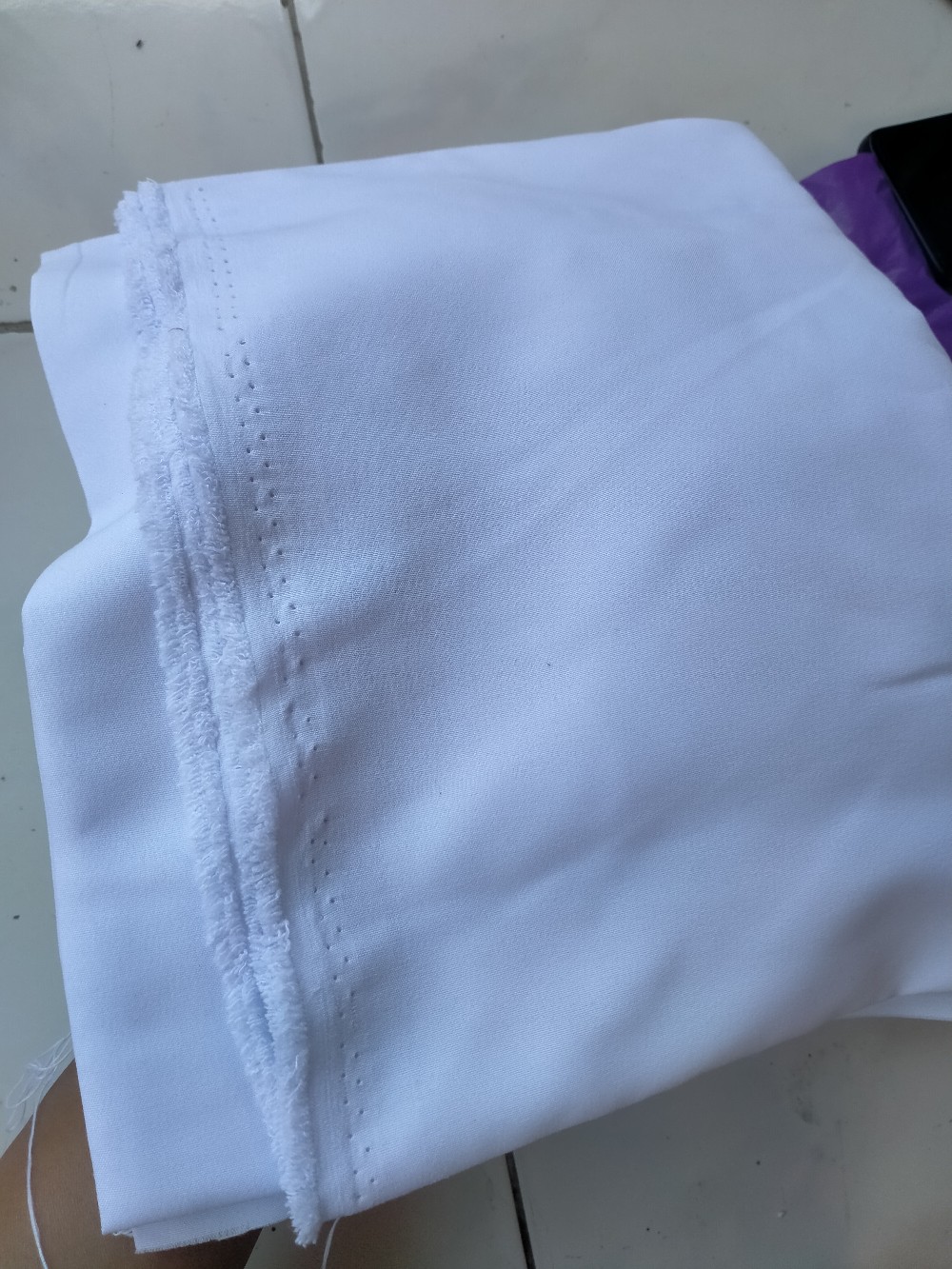 Bahan Kain Sprei Disperse Mikrotex Polos Meteran