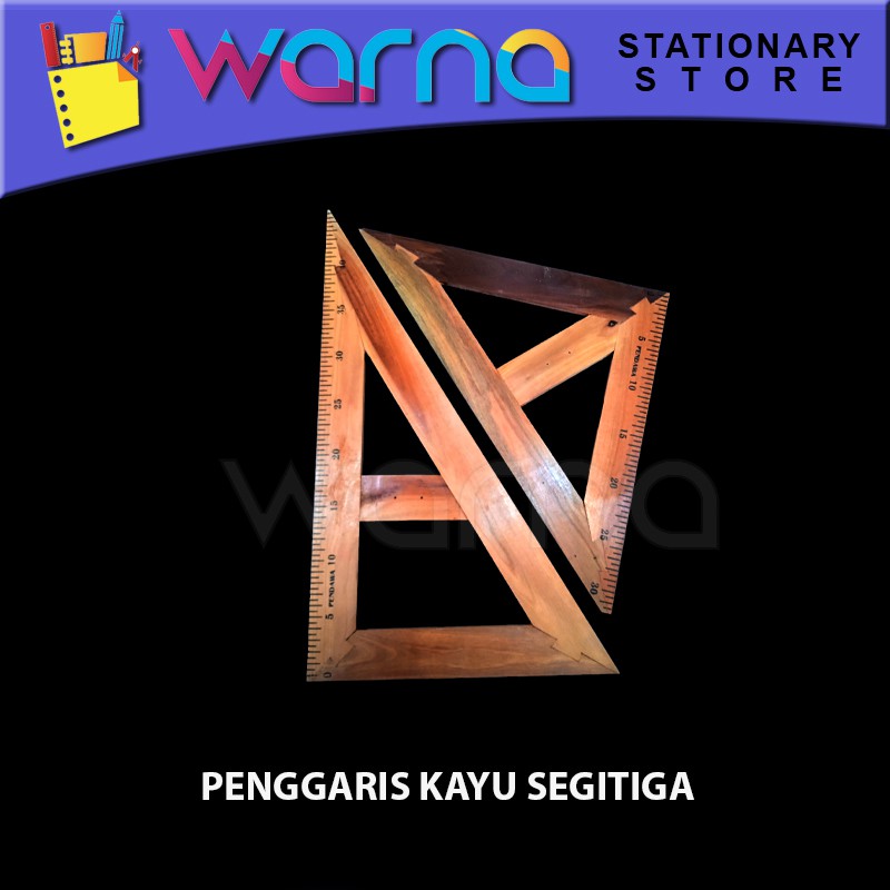 

PENGGARIS KAYU SEGITIGA