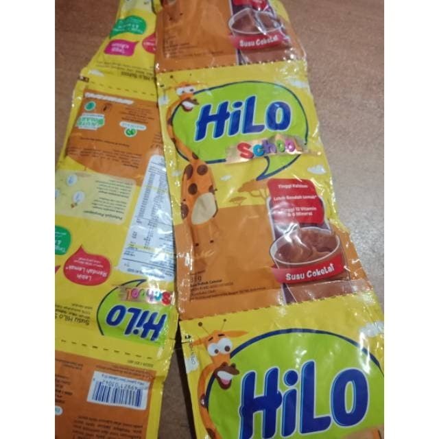 Ee51 Susu Hilo School / Hilo School /Hi Lo School Coklat Sachet 6Gggddv