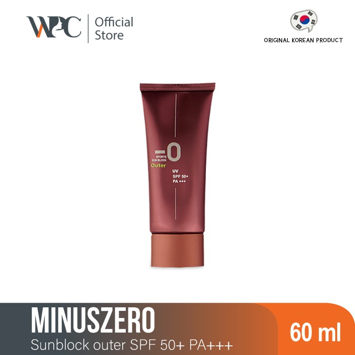 Minuszero Sunblock outer SPF 50+ PA+++ - Tabir Surya - Sunscreen 60ml