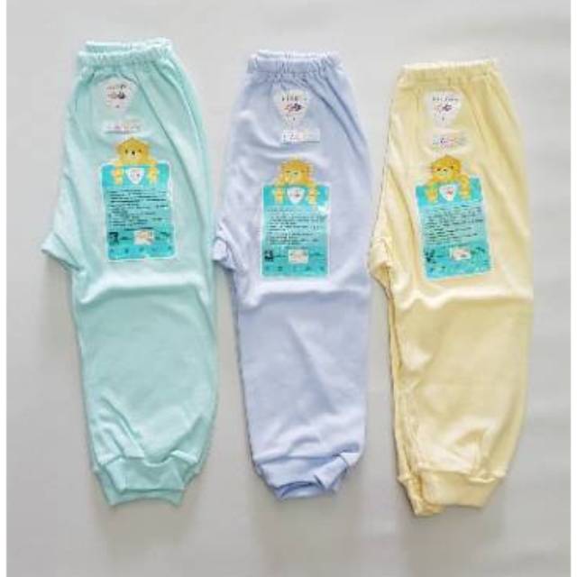 Libby celana panjang warna newborn S M L 3pcs