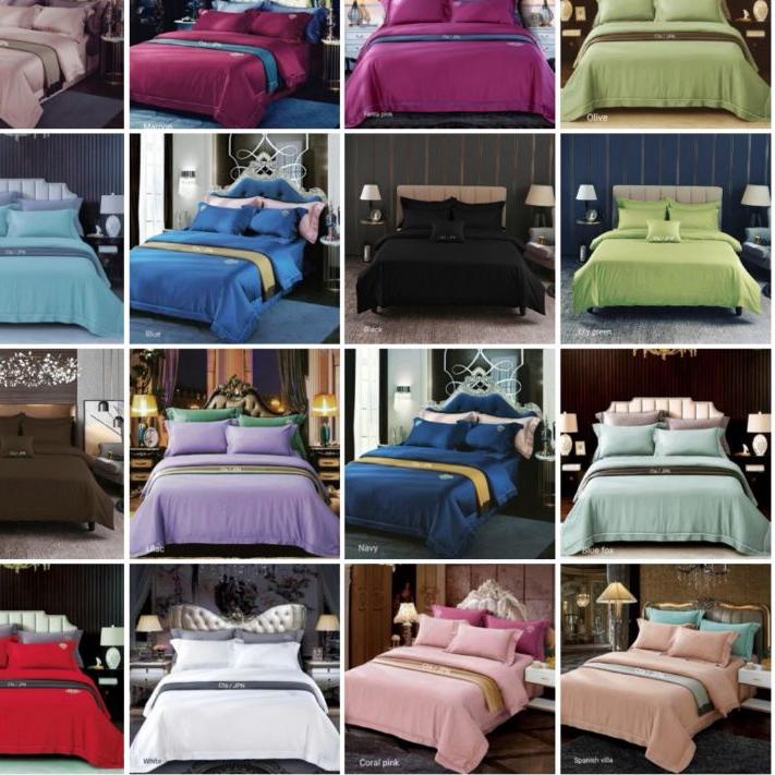 Big Sale - Bahan Kain Katun Jepang Polos Meteran / Kain Sprei / Kain Masker ✔