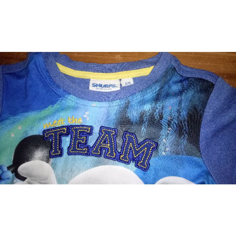 KaosBayi/AtasanBayi/BajuBayi/Preloved/original smurf