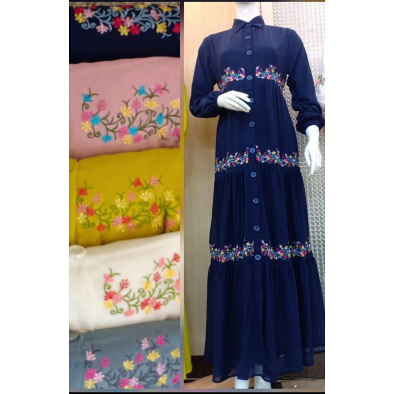 Gamis Ceruti Bordir