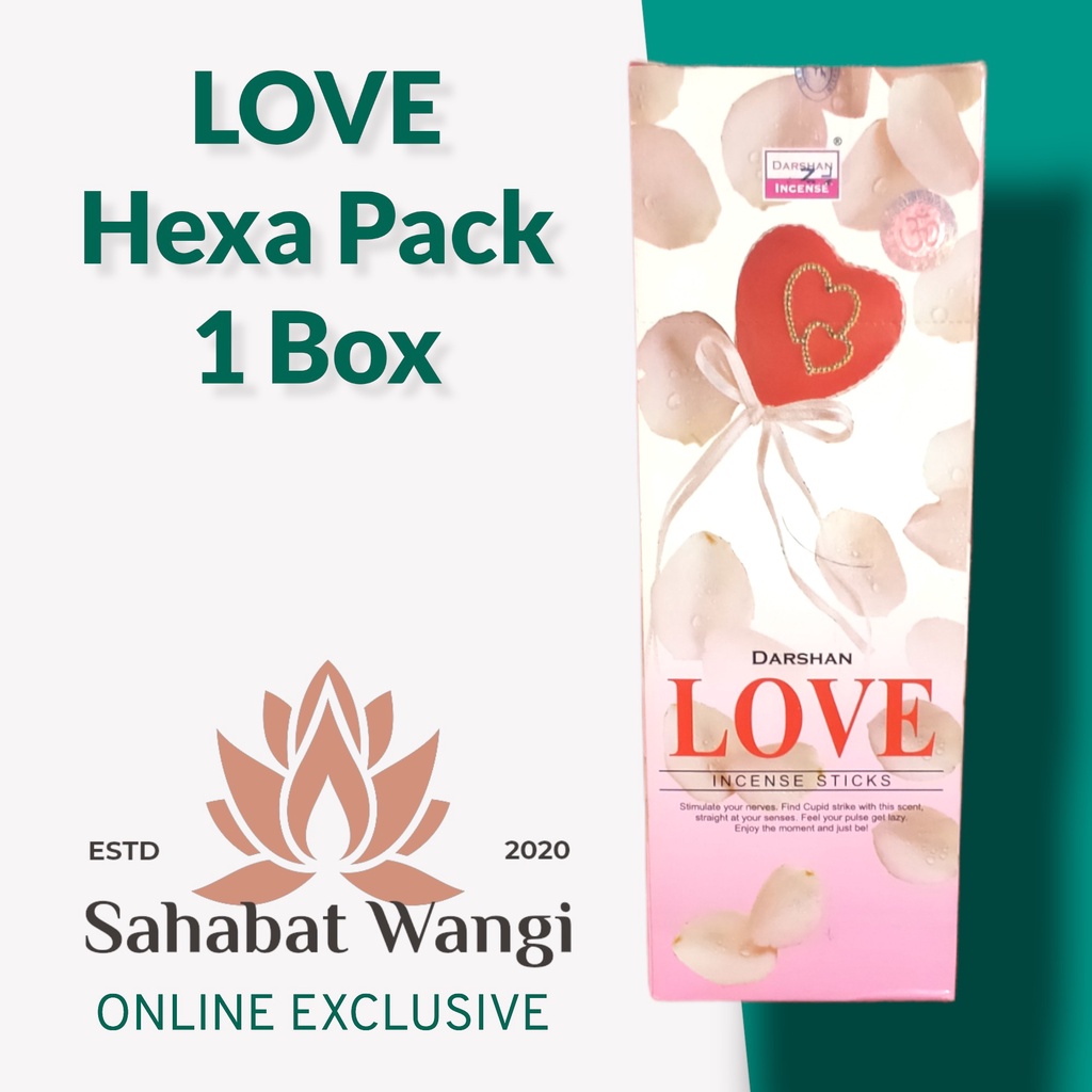 Dupa India Darshan Love Hexa Short ( 6 Pack)