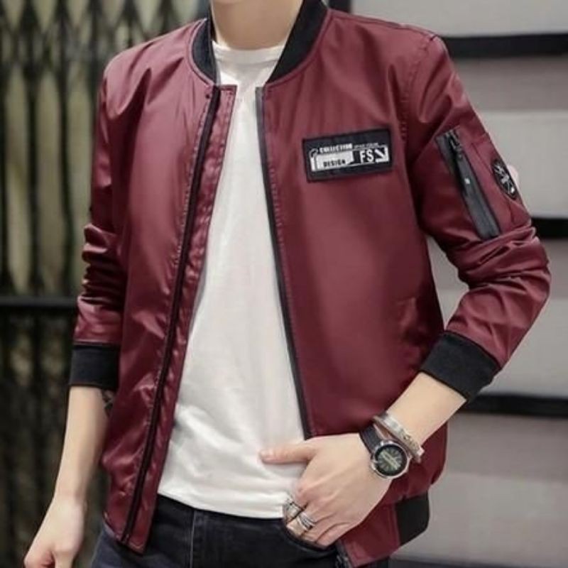 JAKET PRIA CASSUAL KEREN BORDIR FS