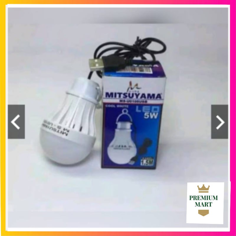 Bohlam lampu USB 5 watt LED Mitsuyama [pm]