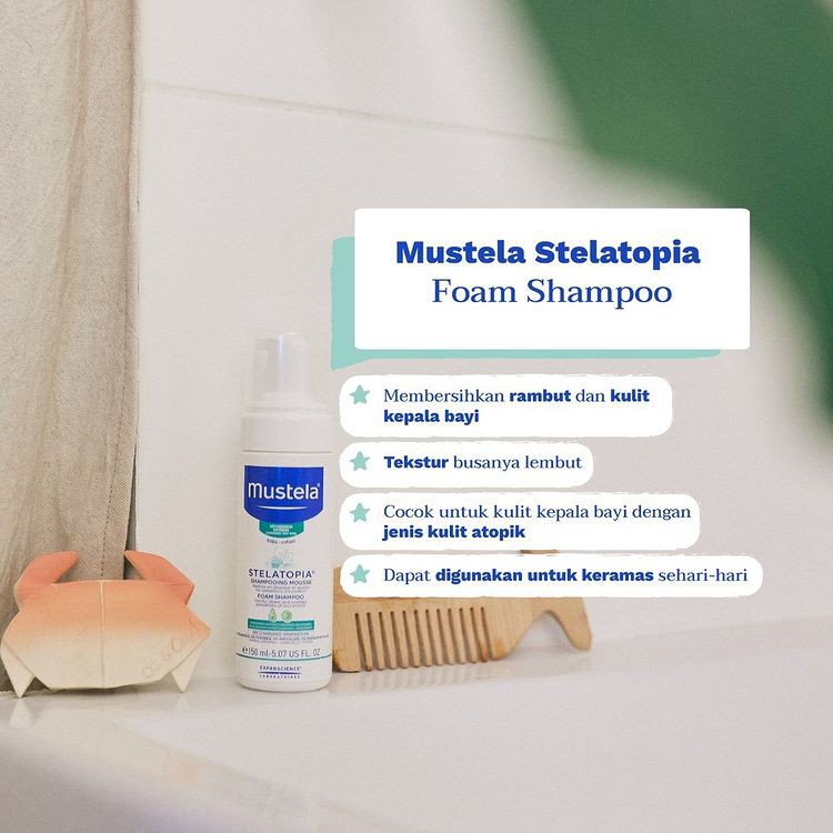 Mustela Stelatopia Foam Shampoo 150ml