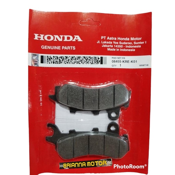 DISC PAD KAMPAS CAKRAM PCX 150 ADV ORI HONDA 06455 KRE K02
