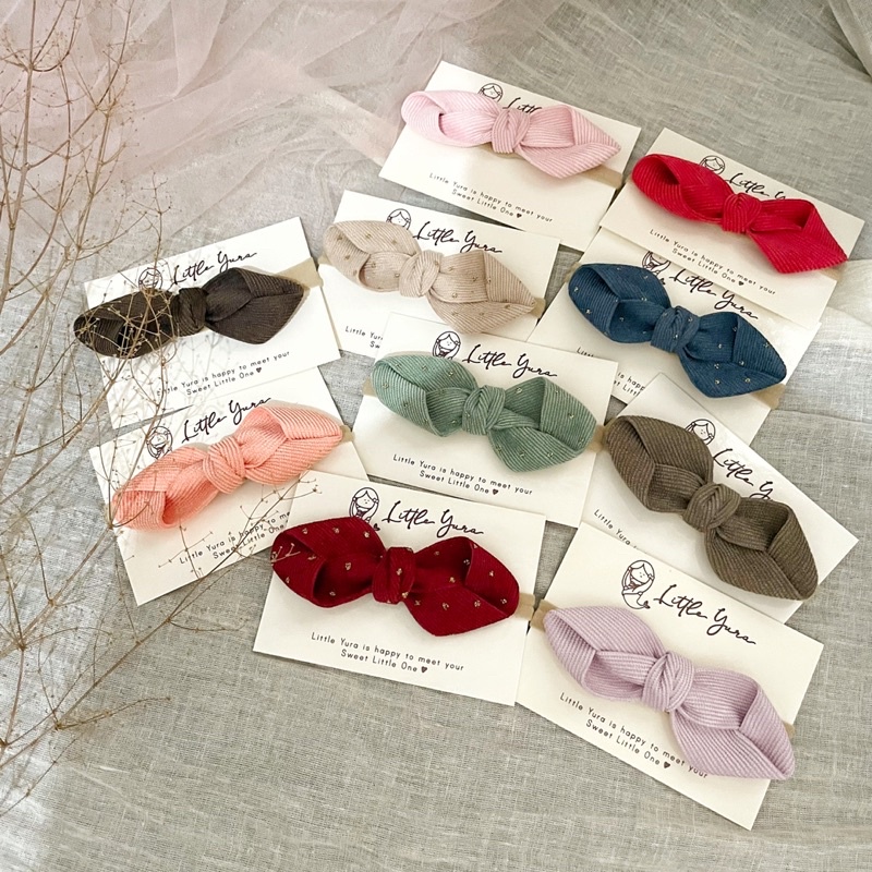 LITTLE YURA - Belle Headband (Banyak Warna) / Bandana Bayi / Newborn Headband Nylon Baby / Pita Bayi dan Anak / Aksesoris Bando Anak