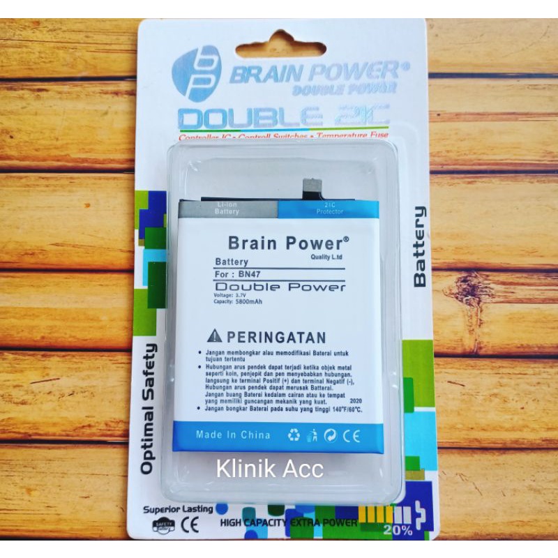 BATRE BATREI BATRE / DOUBEL POWER / XIAOMI BN 47 / REDMI 6 PRO / A2 LITE / BATRE BATREI BATRE