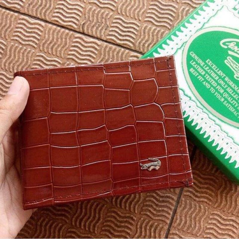 Dompet crocodile pria dompet lipat dompet pria kecil dompet kulit