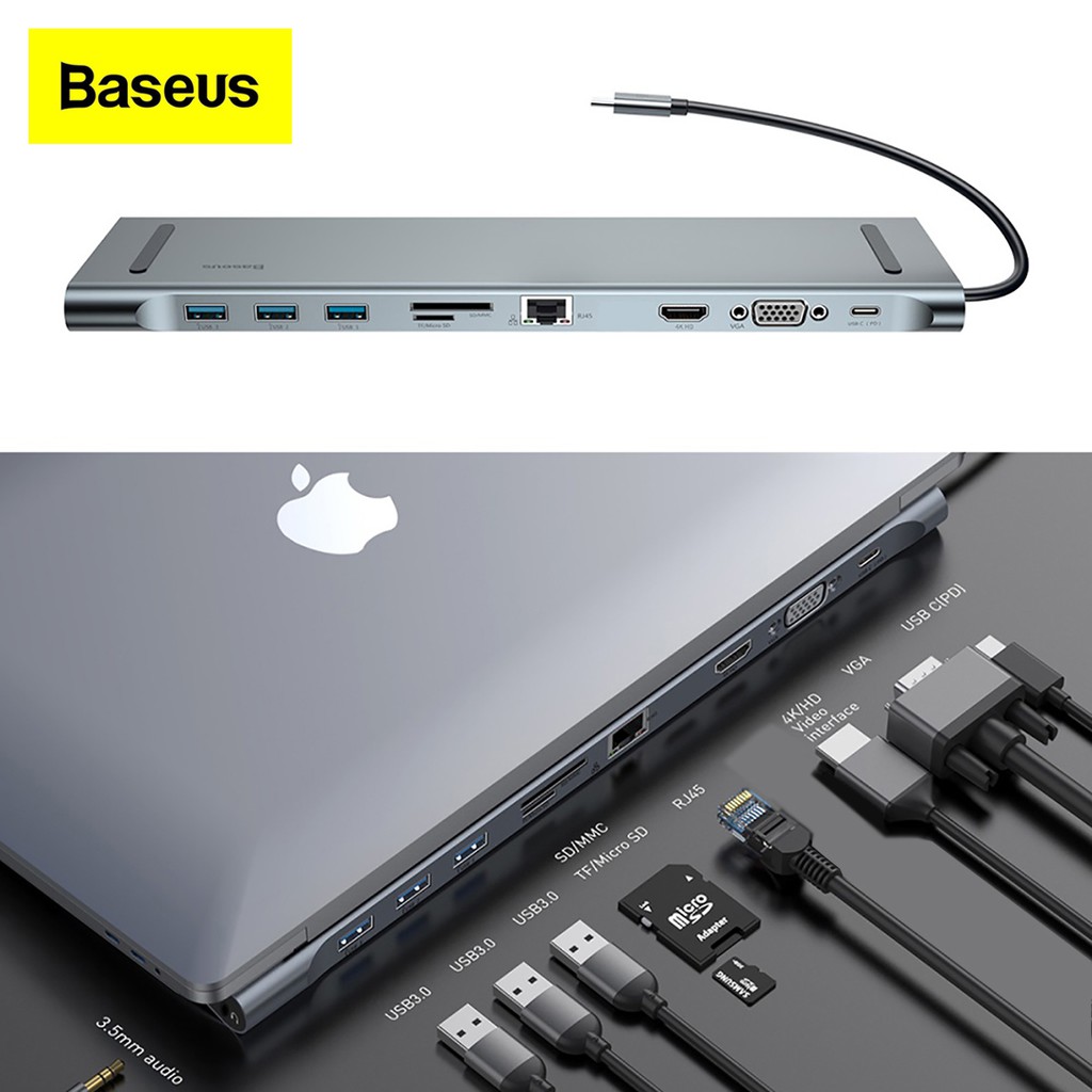 Hub BASEUS Enjoyment Series Type-C Notebook HUB Adapter