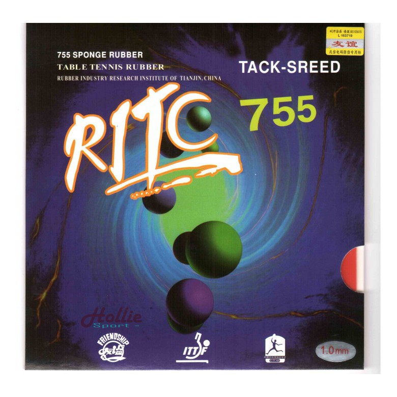 RITC 755 TACK-SREED karet bat pingpong tenis meja bintik panjang