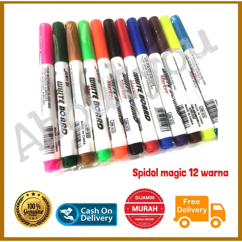 

1 set Spidol Mainan Magic Spidol AJAIB Anak Spidol White board Mengapung Air