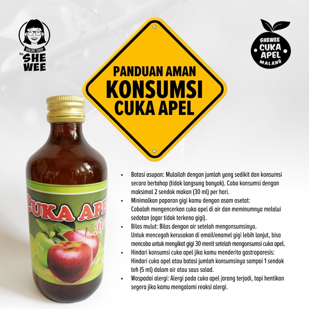 Cuka Apel Batu 3 Botol Anik Herbal Malang Cider Vinegar Diet Detox Peluruh Lemak Ginjal Indonesia