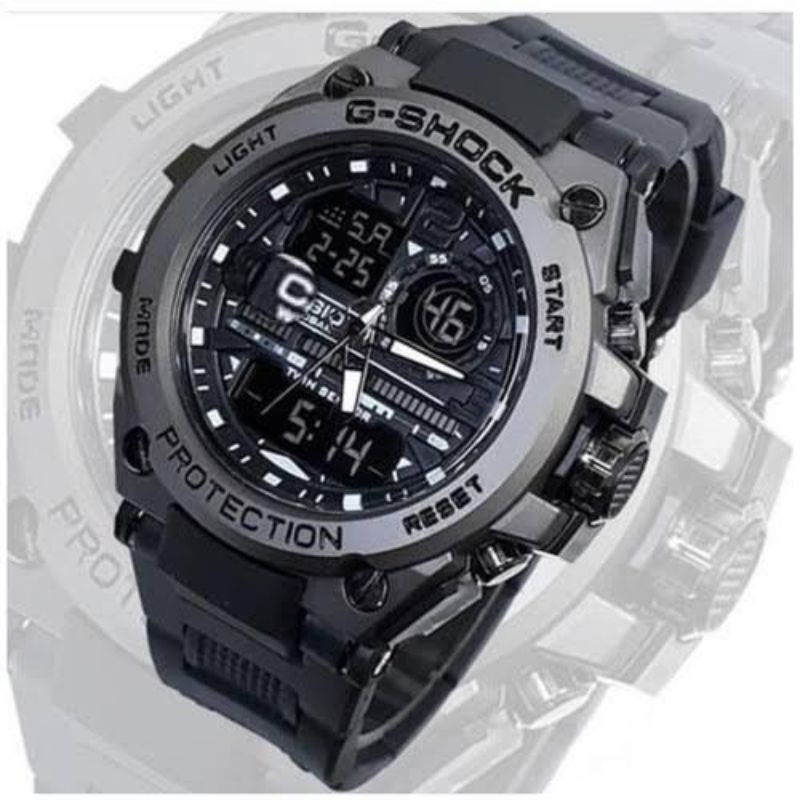 JAM TANGAN PRIA G-SHOCK GST 8600 ANTI AIR RING BESI METAL