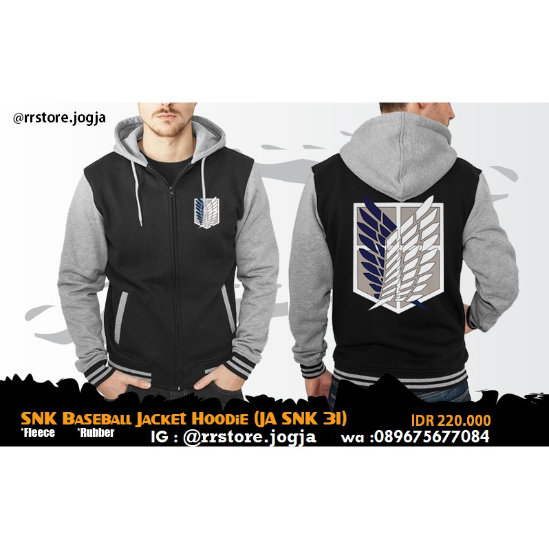 Jaket SNK BASEBALL  HOODIE