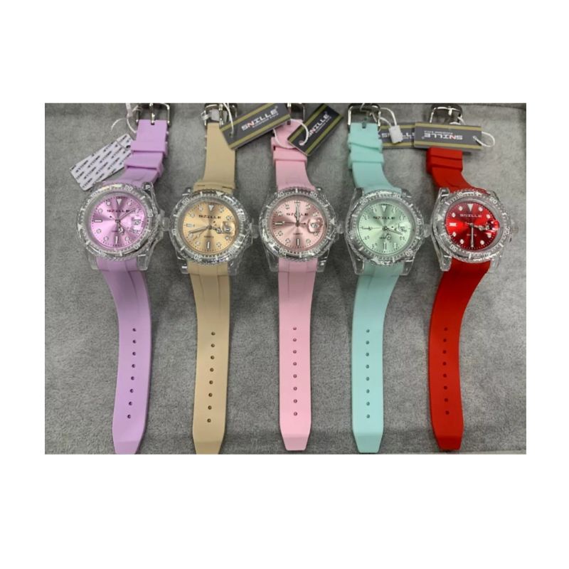 Jam Tangan Wanita Snille original Water Resistant Nyala dalam gelap ( TANGGAL AKTIF )
