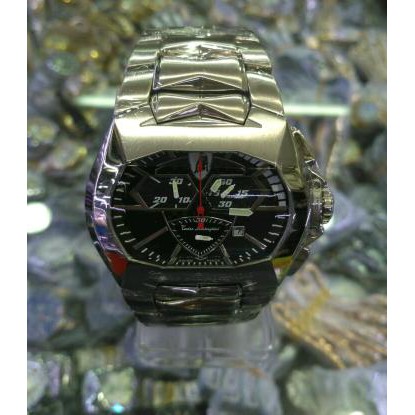 JAM TANGAN PRIA LAMBORGHINI TORINO ELEGAN MEWAH SILVER SUPER QUALITY AAA GRADE