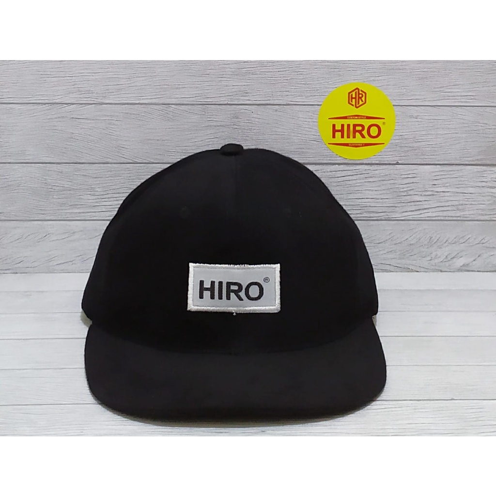 [COD]Topi Distro Pria/Topi Snapback Bordir HIRO Original New Model/Topi Distro Keren