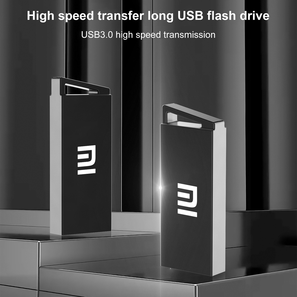 XIAOMI (Huluboy) Flashdisk USB 3.0 Kapasitas 1TB / 2TB Anti Air Dengan OTG Adapter Untuk Komputer