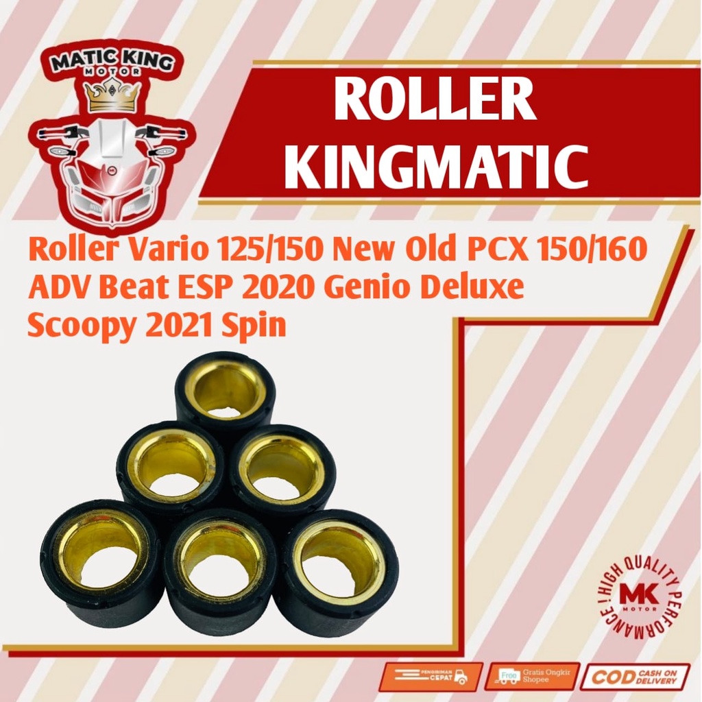 Roller Vario PCX ADV Beat 2020 Genio Scoopy 2021 125 150 160 Fi ESP Racing KingMatic