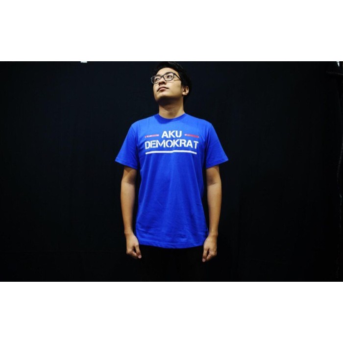 KAOS PARTAI DEMOKRAT AKU DEMOKRAT BAJU TSHIRT POLITIK - KAOS DEMOKRAT TULISAN