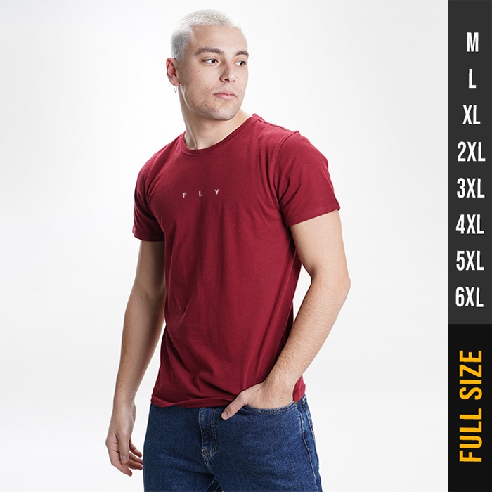 KAOS PRIA FLY OVERSIZE T SHIRT PRIA BIG SIZE BAJU PRIA JUMBO