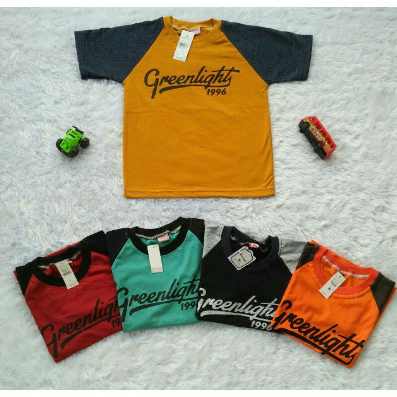 Baju anak Laki-laki perempuan Umur 1 - 12 Tahun Grandlight | kaos reglan baju anak murah | pakaian anak cowok pakaian anak laki laki perempuan umur 1 2 3 4 5 6 7 8 9 10 11 12 tahun