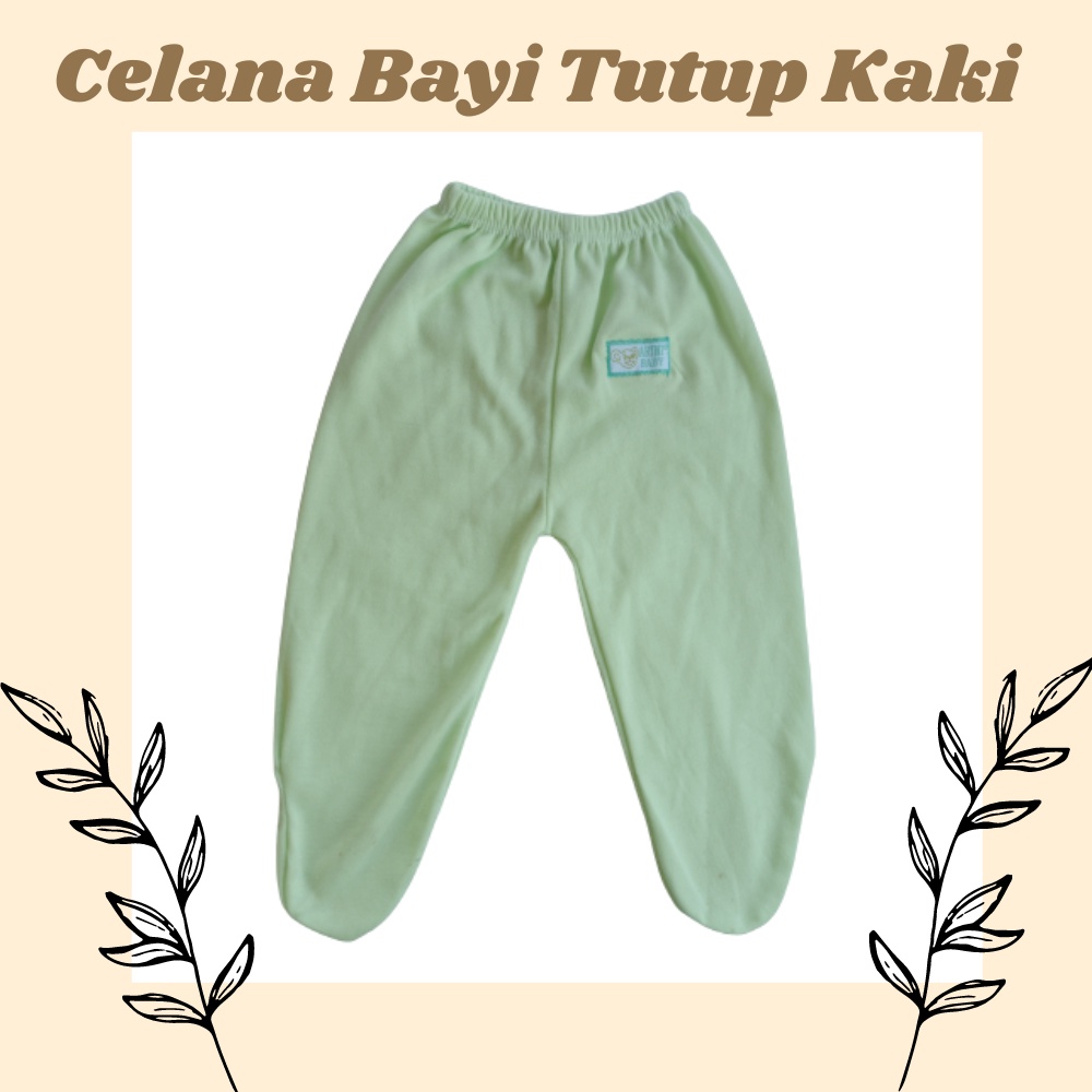 Celana Bayi Panjang Tutup Kaki Polos Termurah / Celana Bayi Buntung Polos / Celana Bayi New Born terlaris isi 3 pc