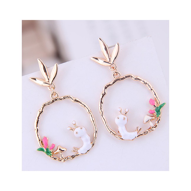 LRC Anting Tusuk Fashion Simple Insect Earring A58812