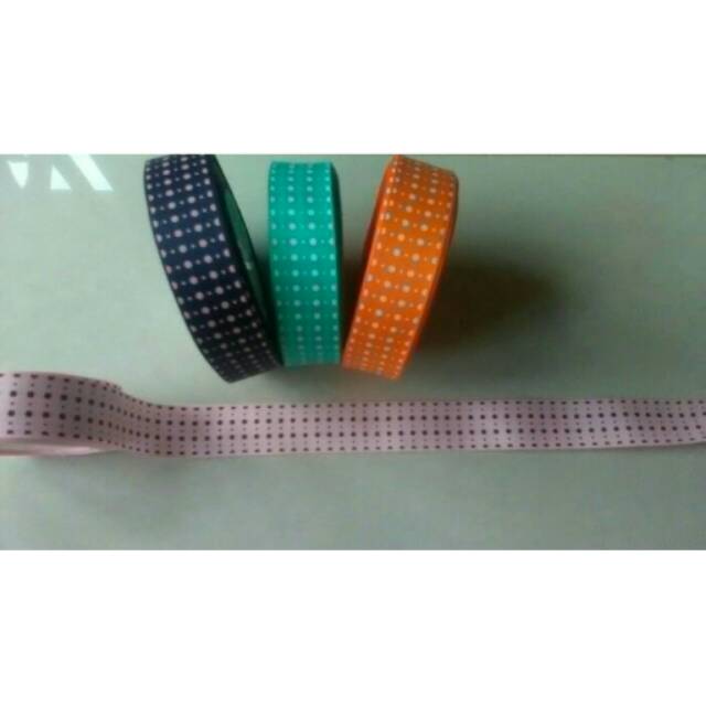 

Pita grosgrain 1" titik titik