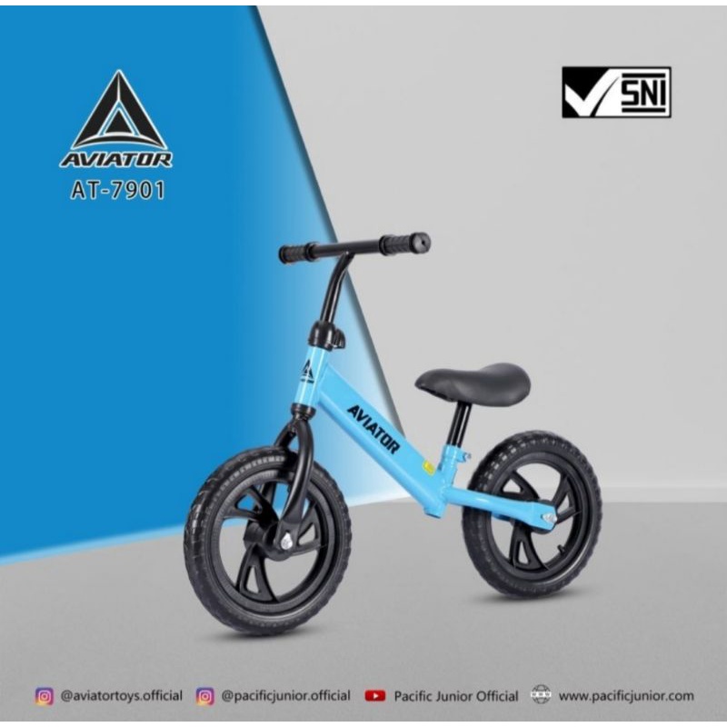 Sepeda Keseimbangan Anak Balance Bike Ride On Anak Push Bike 12 Inch Exotic ET-2011Aviator AT-7901 Sepeda