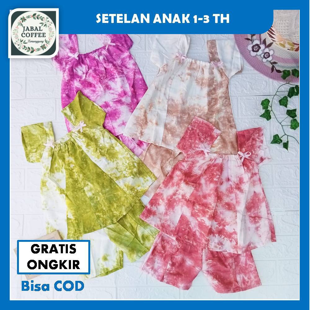 Setelan Daster Anak Perempuan / Setelan Baju Tidur 4 - 5 Tahun / Baju Tidur Anak / Daster AnakJ86