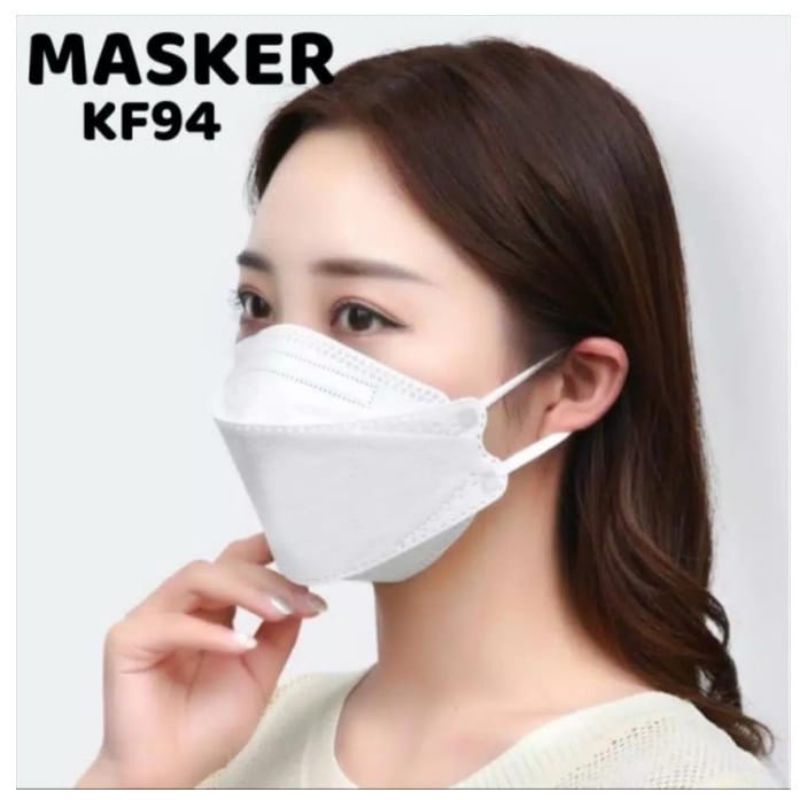 Masker KF94 4ply Tali Senada Face Mask 1pak isi 10pcs