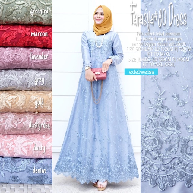 Farasya dress / farasya / dress tille / tille dress / bisa seragam