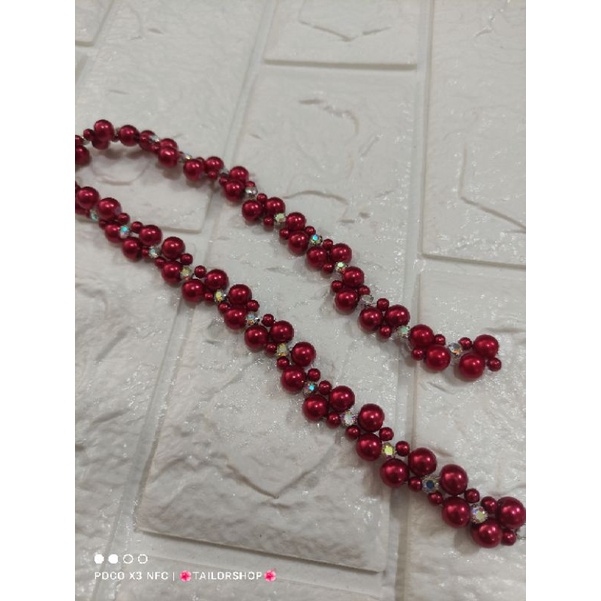 mutiara rangkai/ payet mutiara/payet mutiara rangkai diamon