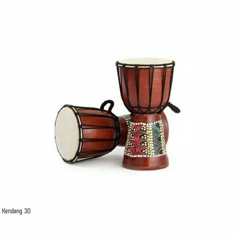 alat musik tradisional jimbe 20cm 25cm 30cm kendang gendang dangdut